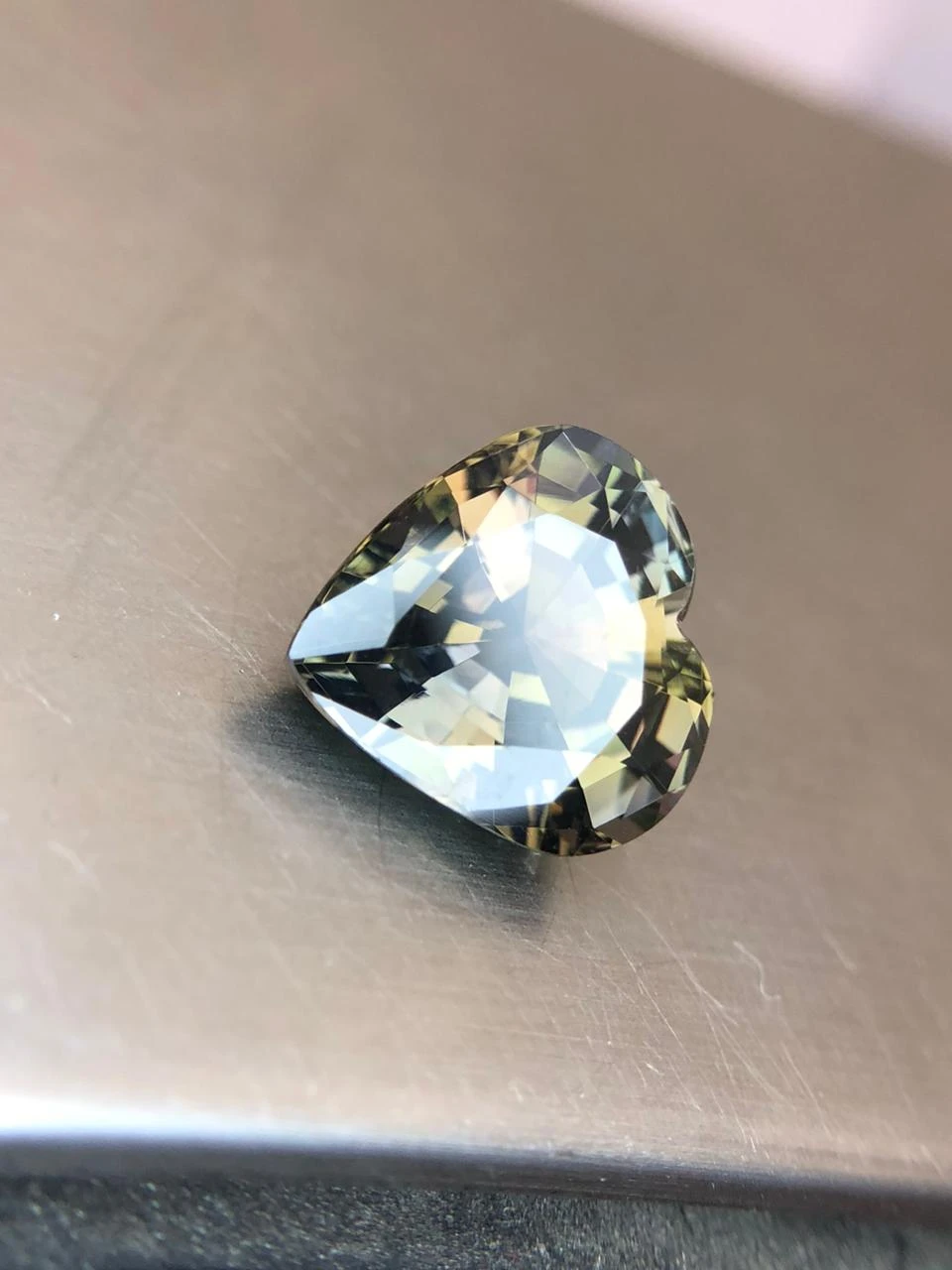 Natural Untreated Tanzanite  6.3 carats in Heart Shape from Tanzania — view 7